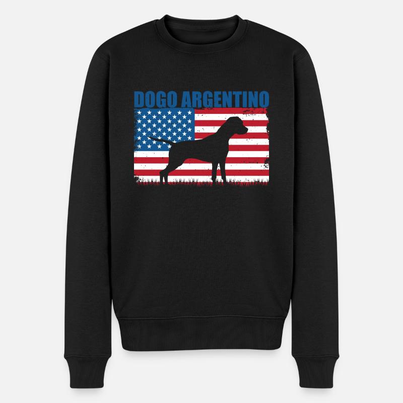 Dogo Argentino - Pull Premium bio Homme - noir