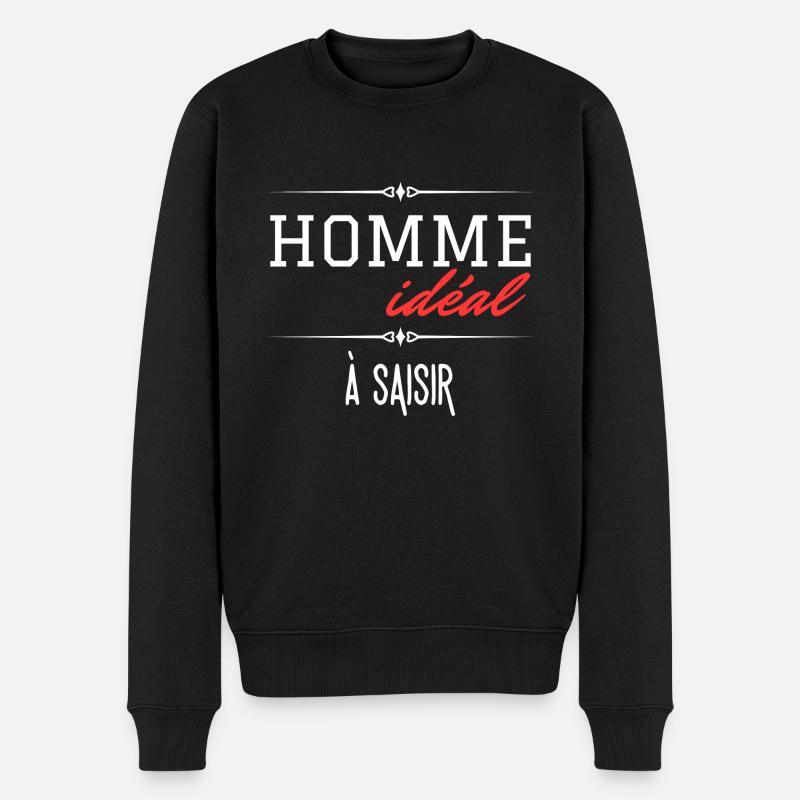 Homme idéal à saisir - Pull Premium bio Homme - noir