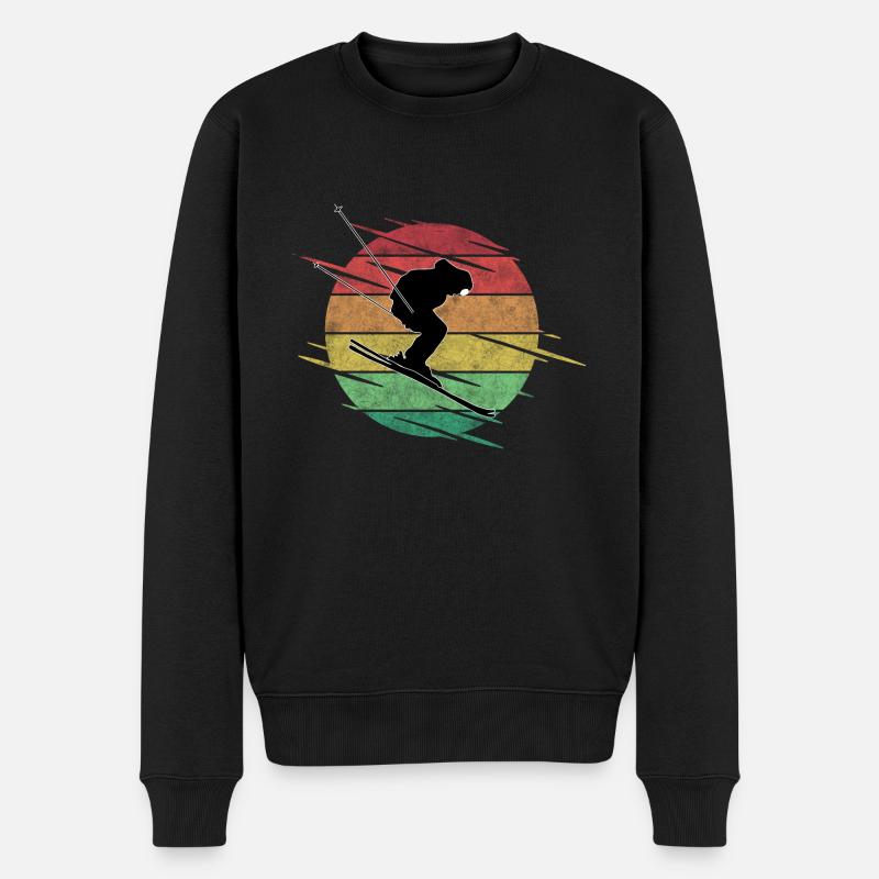 Skieur - Pull Premium bio Homme - noir