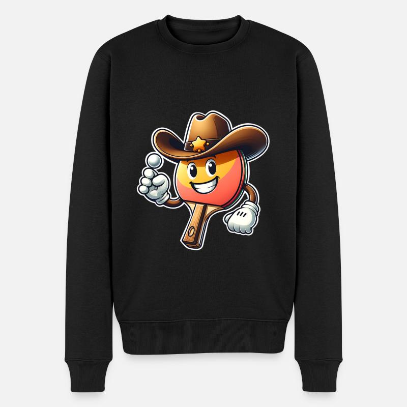 Ping-pong - Pull Premium bio Homme - noir