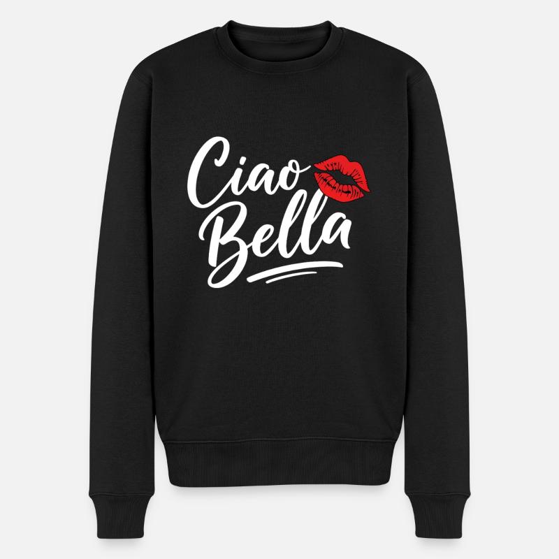 Ciao Bella - Pull Premium bio Homme - noir