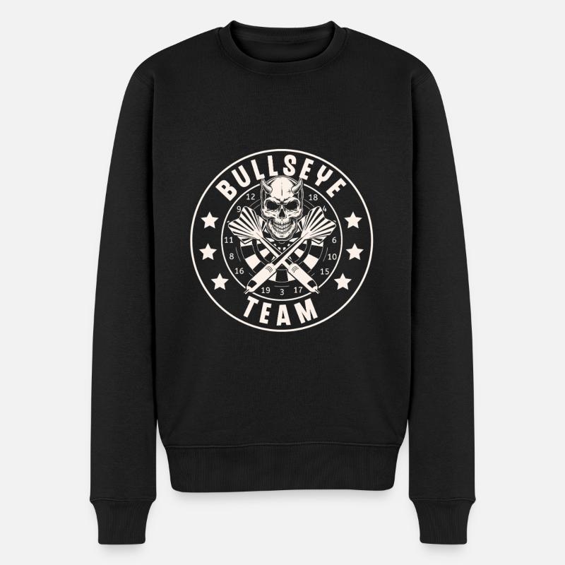 Fléchettes Fléchettes Jeu de fléchettes - Pull Premium bio Homme - noir
