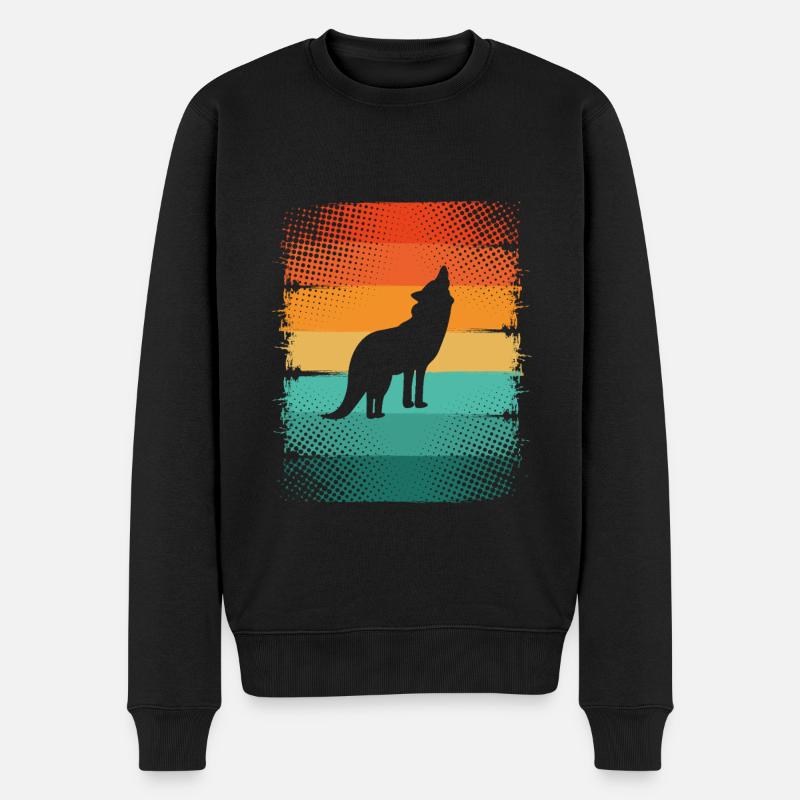 Loup - Pull Premium bio Homme - noir