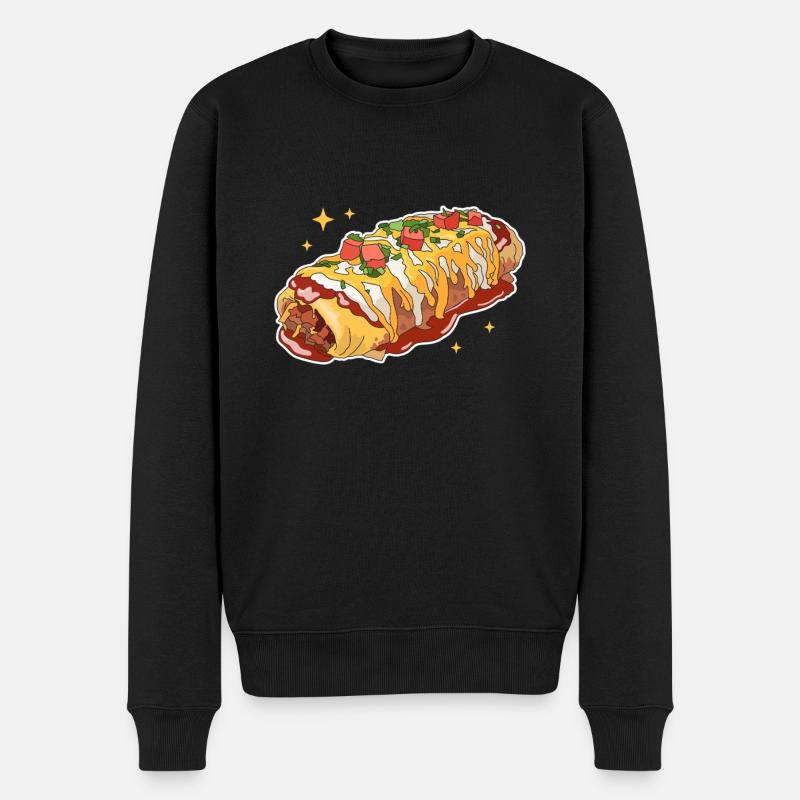 Enchilada Mexican Enchiladas Gift - Men's Premium Organic Jumper - black