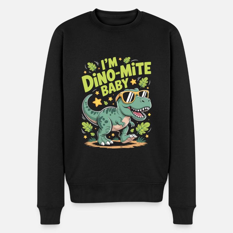 Chemise pour bébé Dino-Mite - Pull Premium bio Homme - noir