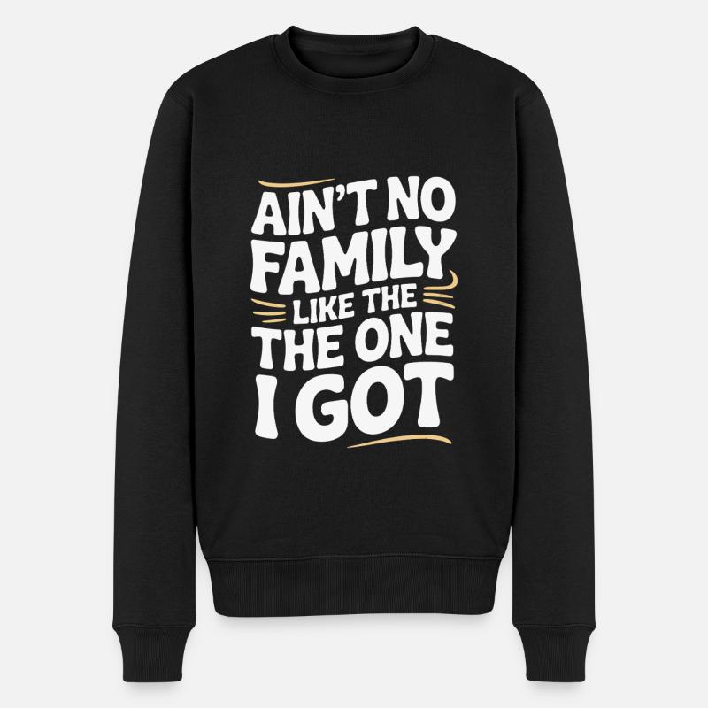 Dicton d’amour familial - Pull Premium bio Homme - noir