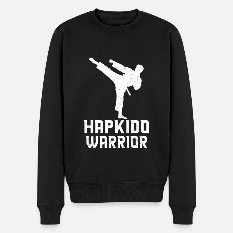 Guerrier Hapkido - Pull Premium bio Homme - noir