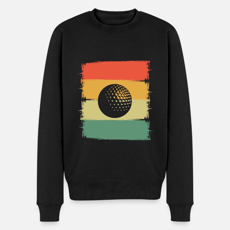 Golfe - Pull Premium bio Homme - noir