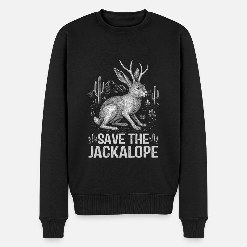 Sauvez le Jackalope - Pull Premium bio Homme - noir