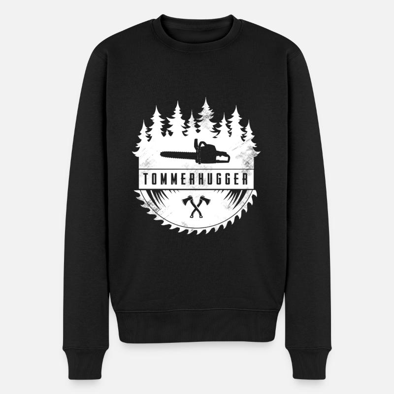 Bûcheron - Pull Premium bio Homme - noir