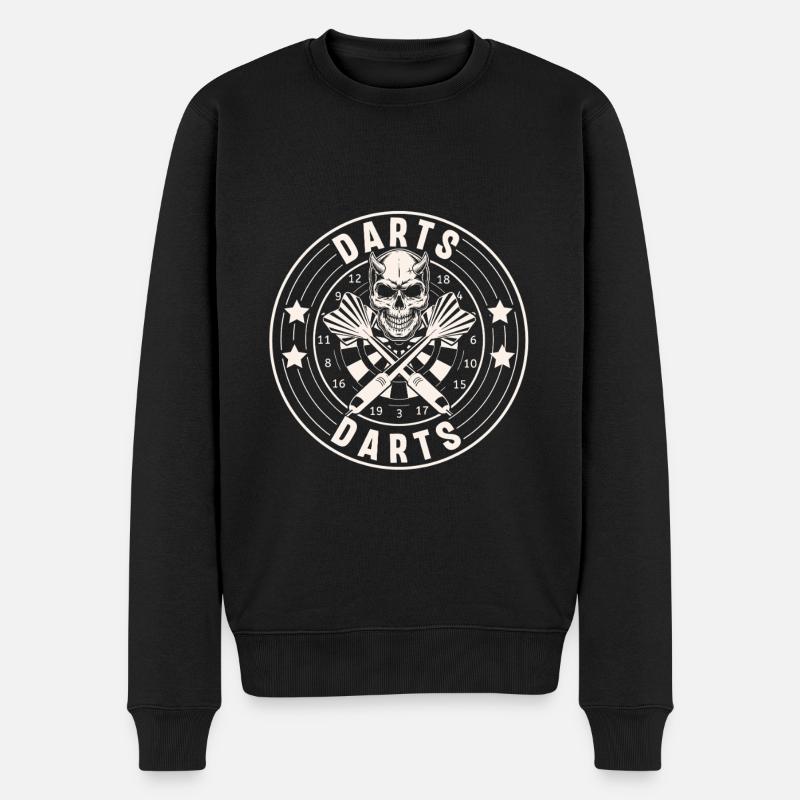 Fléchettes - Pull Premium bio Homme - noir