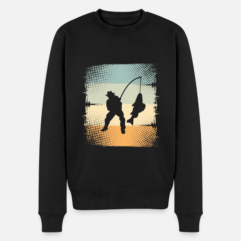 Pêche - Pull Premium bio Homme - noir