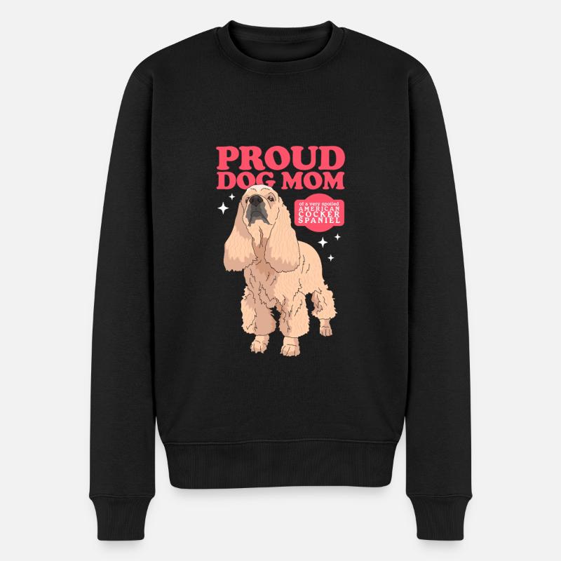 Cocker américain Spaniel Maman Cadeau - Pull Premium bio Homme - noir