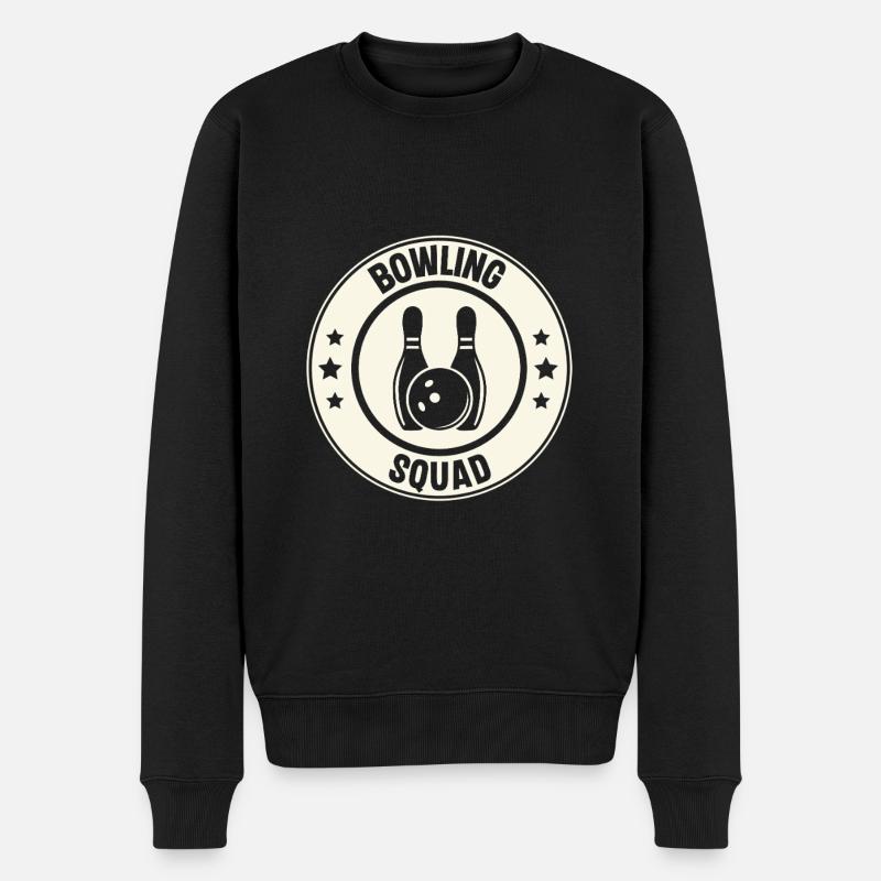 Bowling - Pull Premium bio Homme - noir