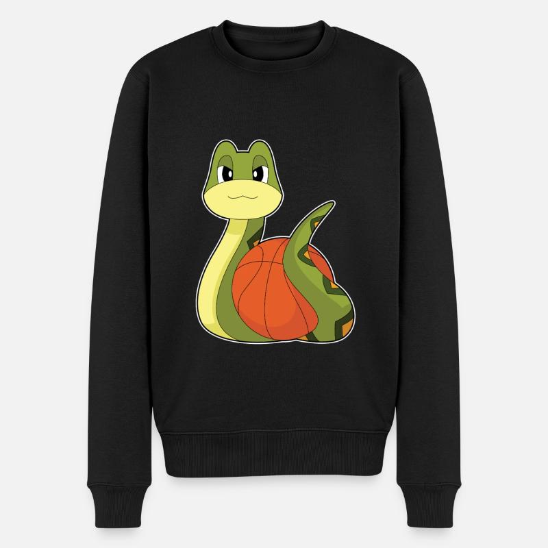 Serpent Basketteur Basketteur - Pull Premium bio Homme - noir