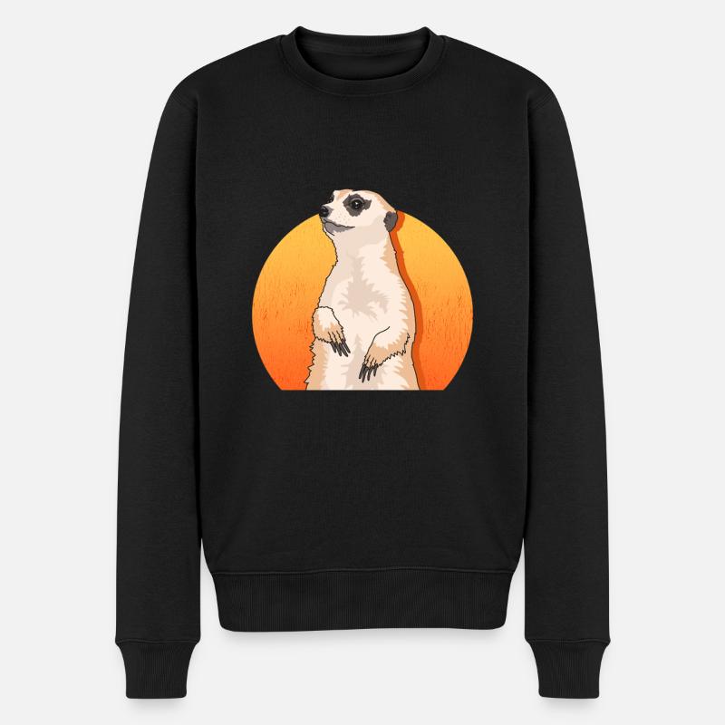 Suricate Mignon Cadeaux de suricate - Pull Premium bio Homme - noir