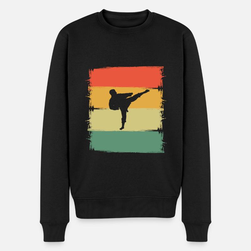 Karaté - Pull Premium bio Homme - noir