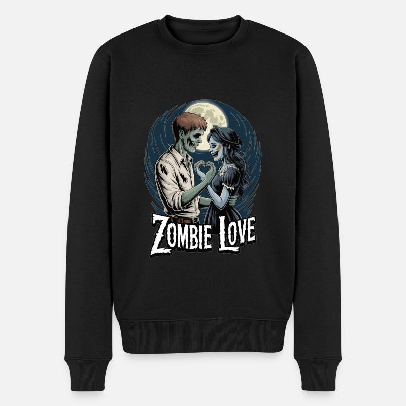 Chemise Halloween Couples - Pull Premium bio Homme - noir