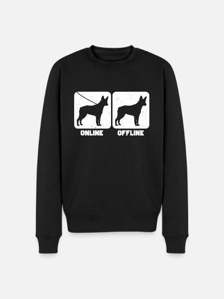 Australian Stumpy Tail Cattle Dog - Männer Premium Bio Pullover - Schwarz