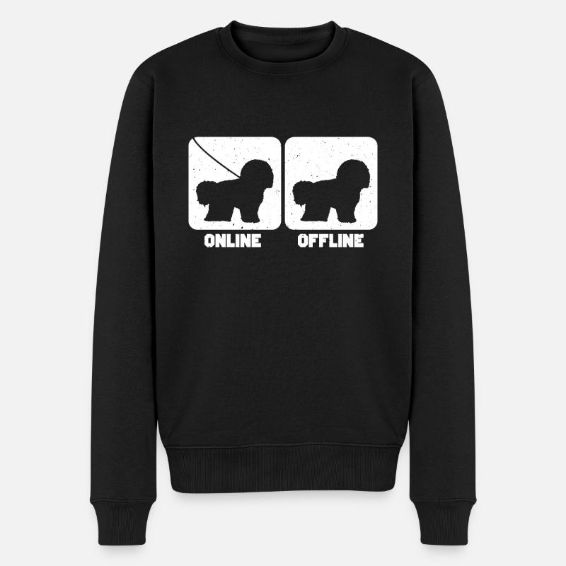 Bichon Frise - Pull Premium bio Homme - noir