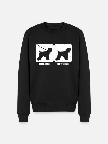 Black Russian Terrier - Männer Premium Bio Pullover - Schwarz