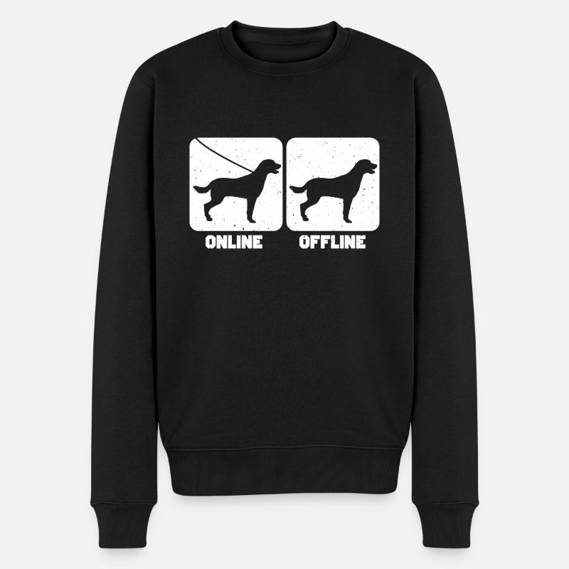 Chesapeake Bay Retriever - Männer Premium Bio Pullover - Schwarz
