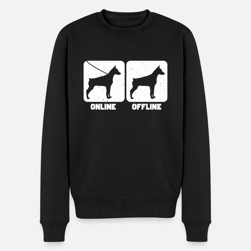 Doberman - Pull Premium bio Homme - noir