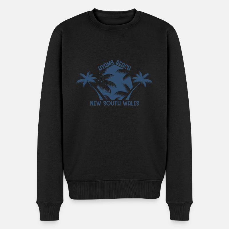 Hyams Beach Australie - Pull Premium bio Homme - noir