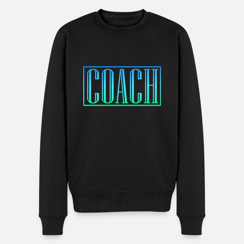 Coach Trainer Coach Trainer Personal Trainer - Männer Premium Bio Pullover - Schwarz