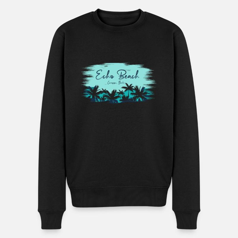 Echo Beach Bali - Pull Premium bio Homme - noir