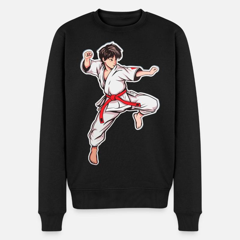 Karaté Garçon - Pull Premium bio Homme - noir