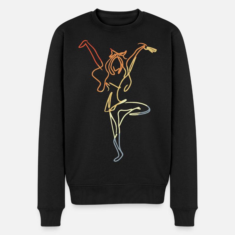 cheerleader - Pull Premium bio Homme - noir