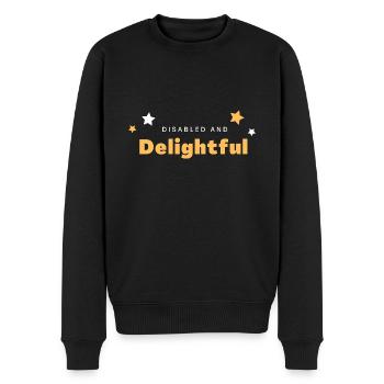 Behinderte und herrlich - Männer Premium Bio Pullover - Schwarz - Vorne - Nico (187cm)
