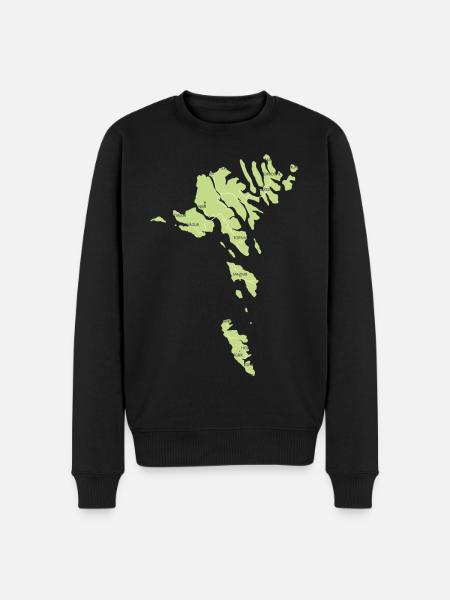 Faroe Islands - Men's Premium Organic Jumper - black