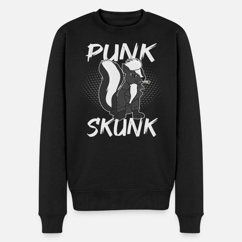 Punk putois - Pull Premium bio Homme - noir