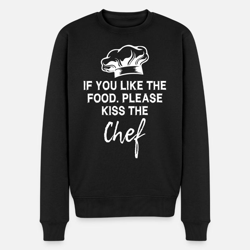 Chef cuisinier - Pull Premium bio Homme - noir