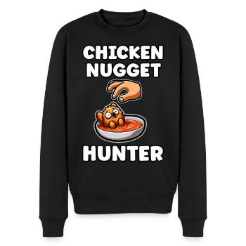 Pépite de poulet ailes de poulet poulet cadeau - Pull Premium bio Homme - noir - Devant - Nico (187cm)
