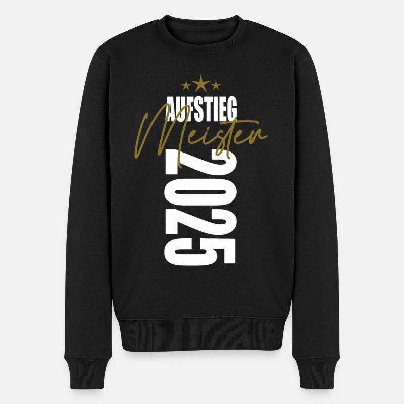 Meister 2025 Aufstiegstrikot Aufstieg 25 - Männer Premium Bio Pullover - Schwarz