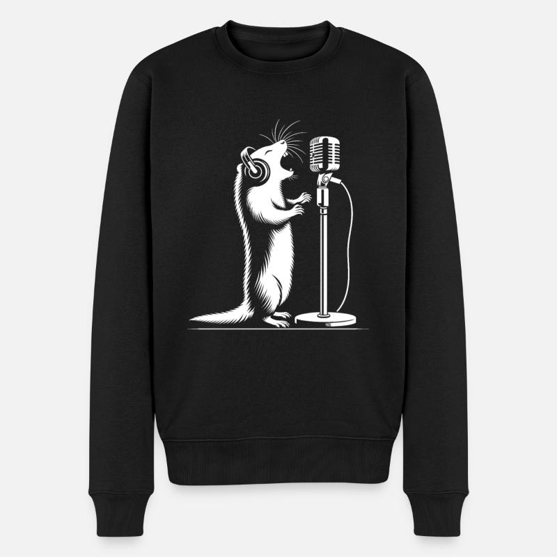 Chant des suricates - Pull Premium bio Homme - noir