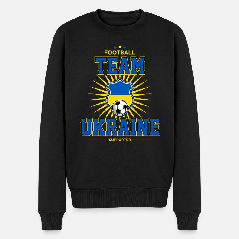Ukraine - Pull Premium bio Homme - noir