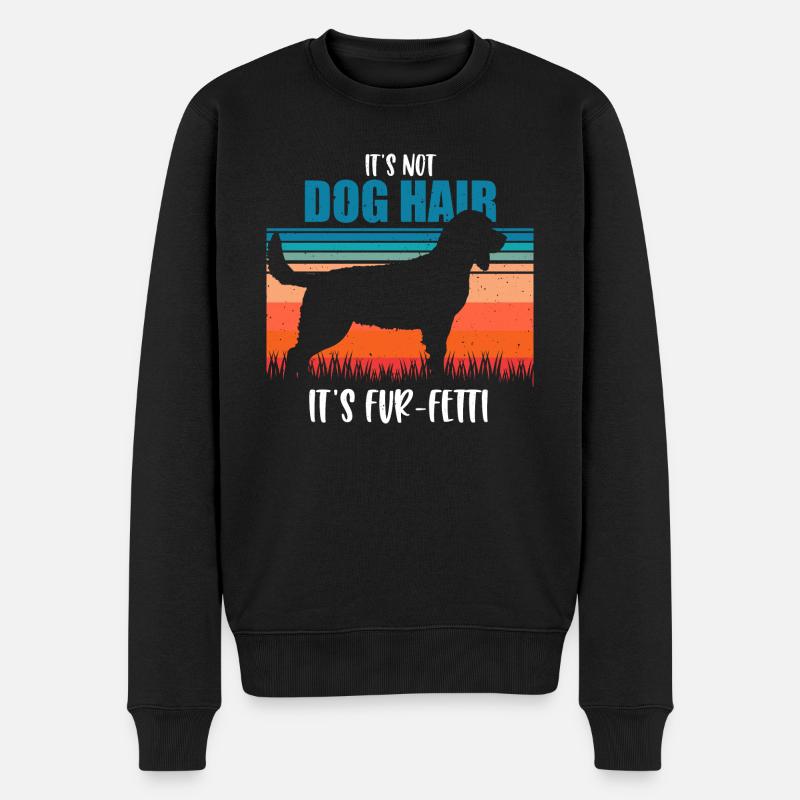 American Water Spaniel - Männer Premium Bio Pullover - Schwarz