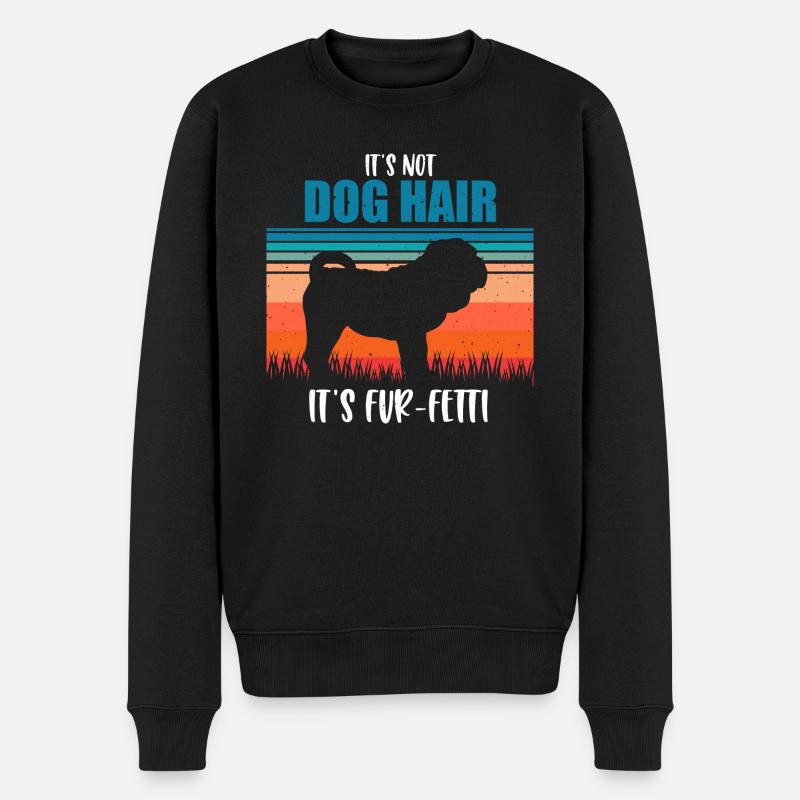 Shar Pei - Pull Premium bio Homme - noir