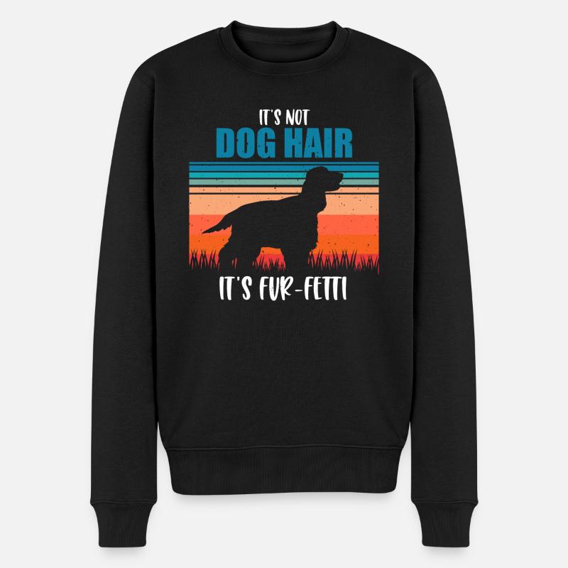 Deutsch Cocker Spaniel - Pull Premium bio Homme - noir