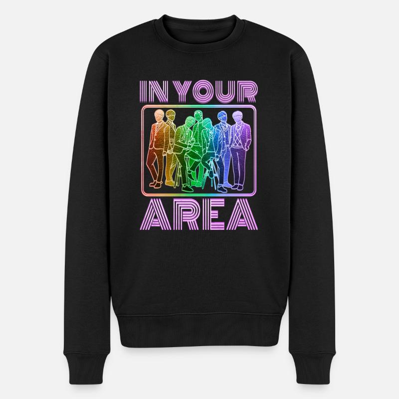 KPop Area Group KPop KDrama Fan Geschenkidee - Männer Premium Bio Pullover - Schwarz