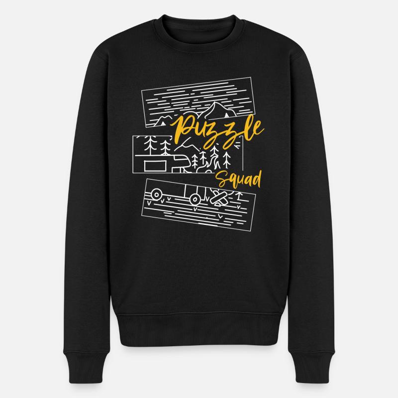 Puzzle Squad Puzzle Hobby Puzzle - Pull Premium bio Homme - noir