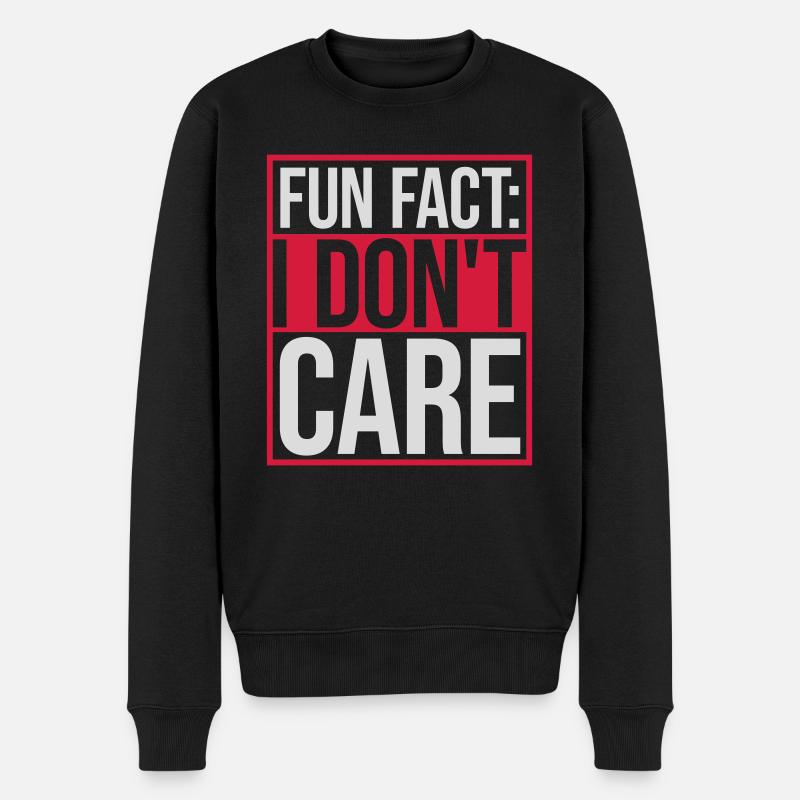 Je me fiche des faits - Pull Premium bio Homme - noir
