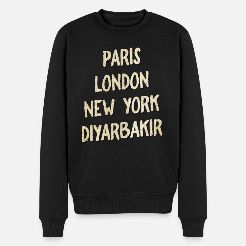 Diyarbakir - Pull Premium bio Homme - noir