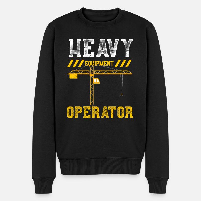 Opérateur d’équipement lourd - Pull Premium bio Homme - noir