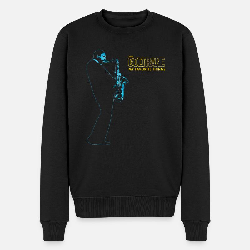 Coltrane - Männer Premium Bio Pullover - Schwarz