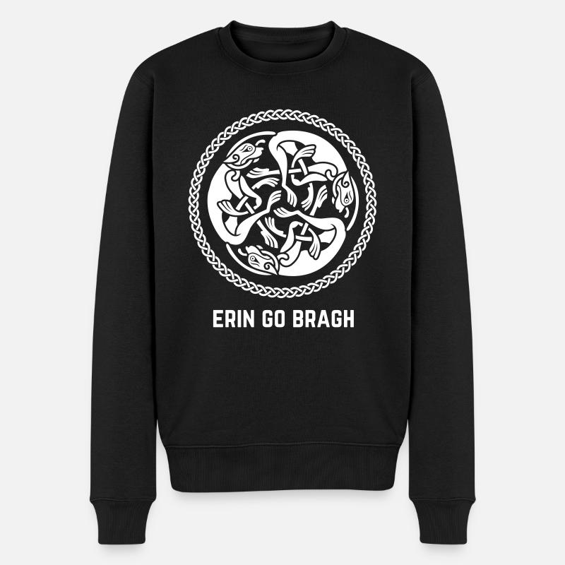 Erin va Bragh - Pull Premium bio Homme - noir